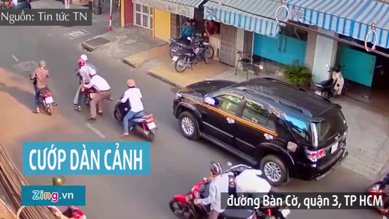 8 kiểu trộm cướp ở Sài Gòn được camera ghi lại đầu năm nay