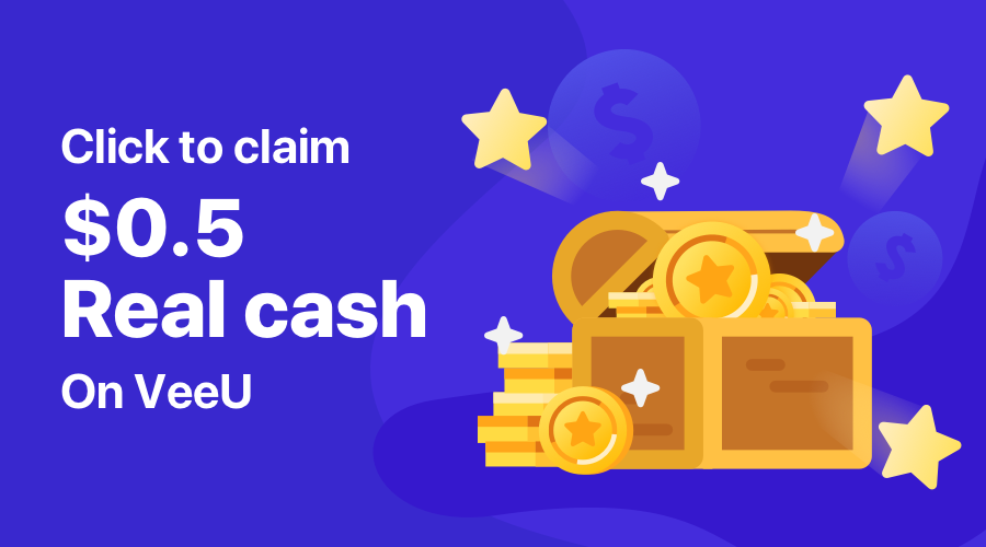 I've earned cash on VeeU. Use my link to download VeeU and claim $0.5 real cash now!