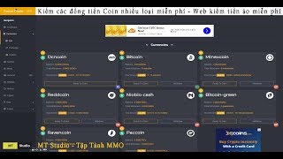 Web xem quảng cáo kiếm nhiều loại đồng coin miễn phí - Kiếm tiền miễn phí