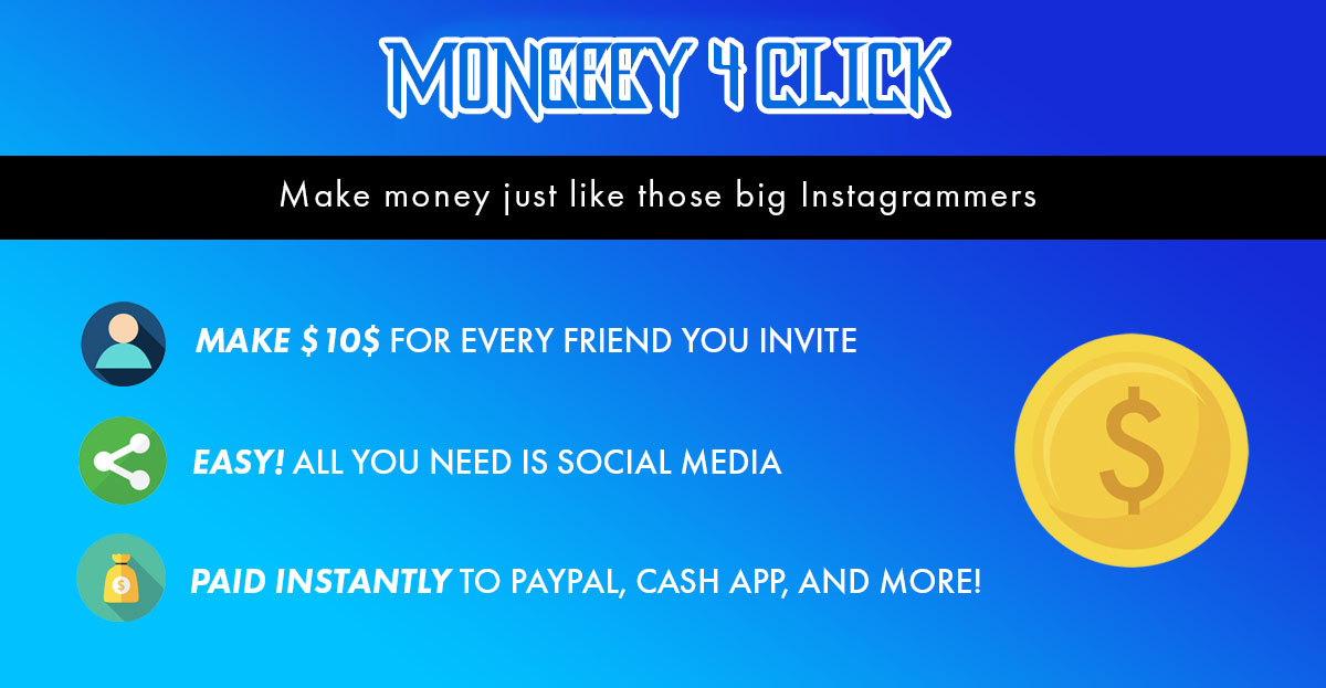 Start Making Money On Social Media With Moneeey4Click