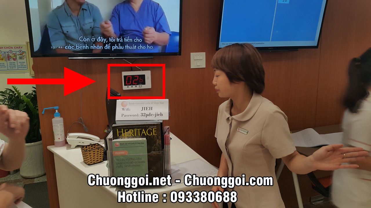 Bệnh Viện Mắt Quốc Tế Nhật Bản Lắp Đặt Chuông Gọi Y Tá Bởi Công Ty Minh Thành
