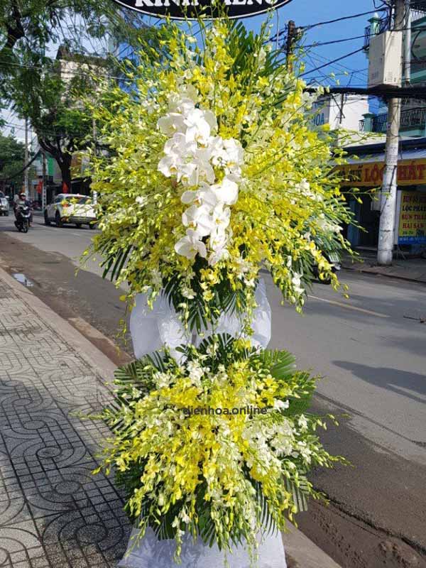Kệ hoa chia buồn - Vô Thường - Ms:3844 - Dienhoa.Online | Phu Quy Flowers | Dịch vụ điện hoa Online số 1 Việt Namso