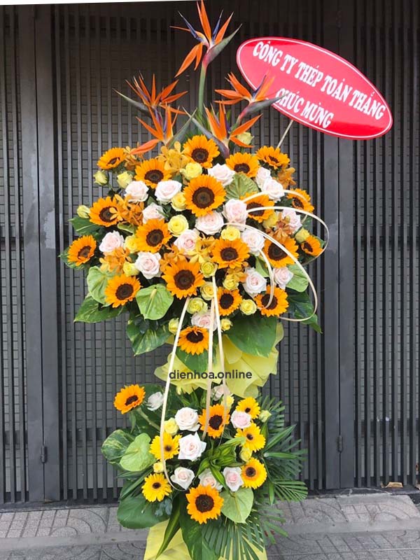 Kệ hoa khai trương - Toàn Thắng 01 - Ms:3833 - Dienhoa.Online | Phu Quy Flowers | Dịch vụ điện hoa Online số 1 Việt Namso