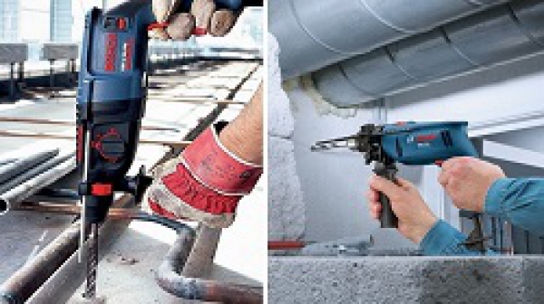 So sánh máy khoan búa và máy khoan động lực: nên mua loại nào?
