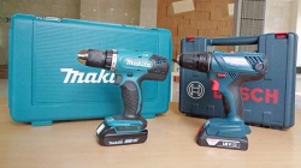 So sánh máy khoan pin Bosch và Makita. Thương hiệu nào đáng mua hơn?