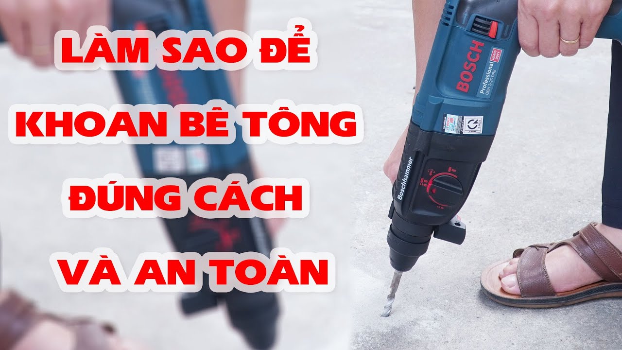 Cách sử dụng máy khoan tường đơn giản hiệu quả cao – ĐẠI LÝ MÁY KHOAN MAKITA
