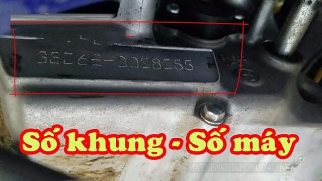 [Mẹo] Cách cà số khung xe máy chính xác và đơn giản nhất
