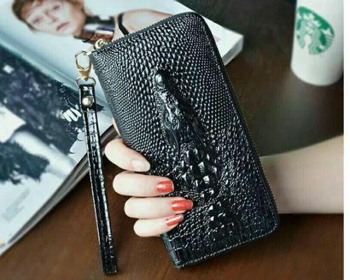 Bóp Da Nữ Cá Sấu Cao Cấp - Giày da cao cấp Minh Châu