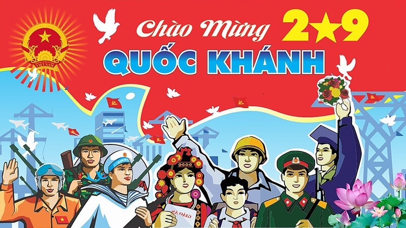 Hoa chúc mừng ngày quốc khánh 2/9, hoa tượng trưng cho ngày độc lập