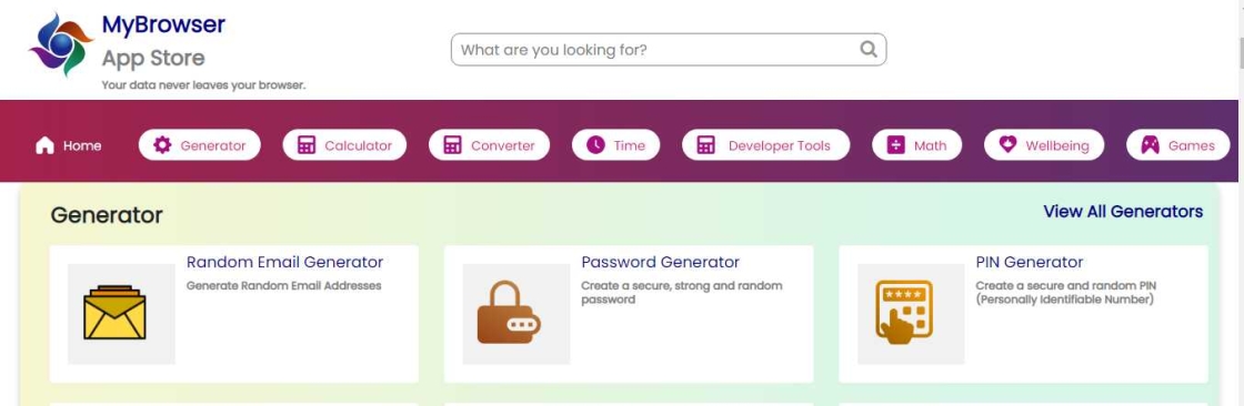 Mybrowser appstore