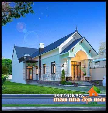 Nhà cấp 4 chữ L 5 phòng ngủ nội thất hiện đại tại Đồng Nai
