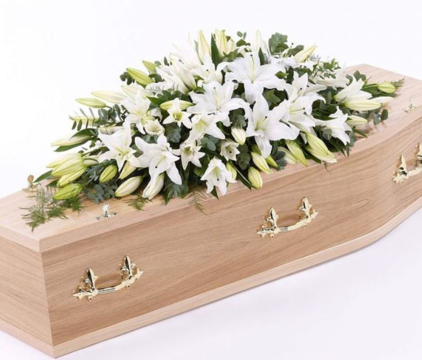 Hoa Nắp Quan Tài - Trang Trí Nắp Quan Tài Đẹp, Trang Trọng