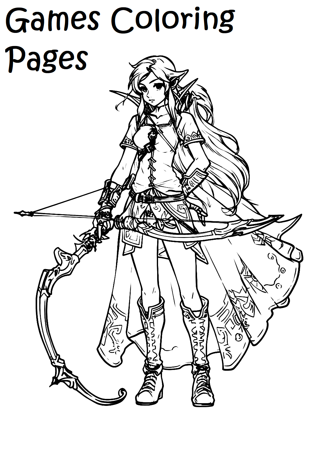 Games Coloring Pages Online For Kids