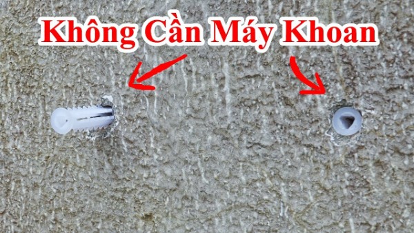 Hướng dẫn cách bắt vít vào tường không cần khoan nhanh chóng