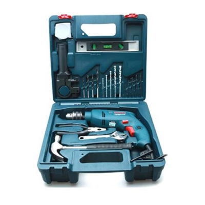 Bộ máy khoan Bosch GSB 550 Set 19 món phụ kiện chính hãng, giá rẻ