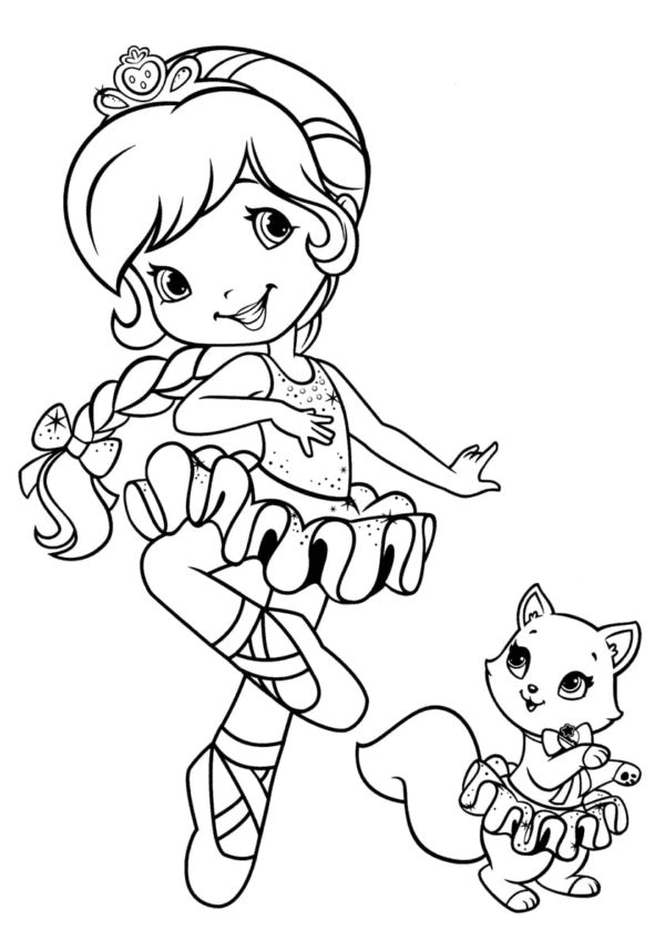 Ballerina Coloring Pages Online For Kids