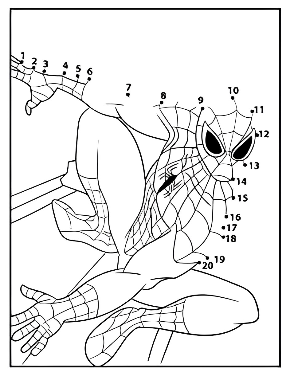 Dot To Dots Coloring Pages Free Online For Kids!