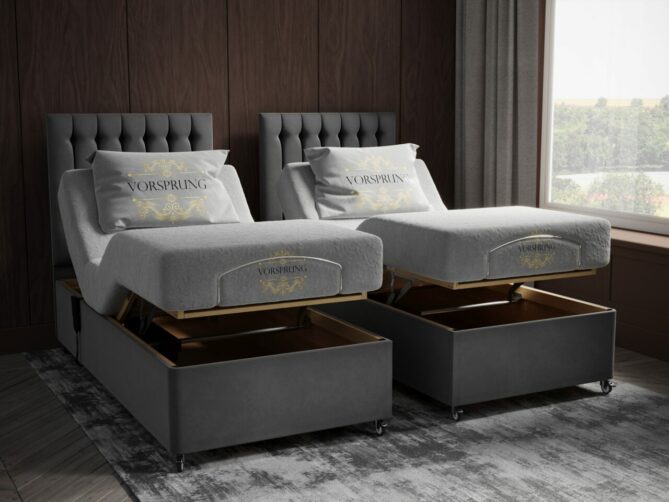 Electric Ottoman Adjustable Bed