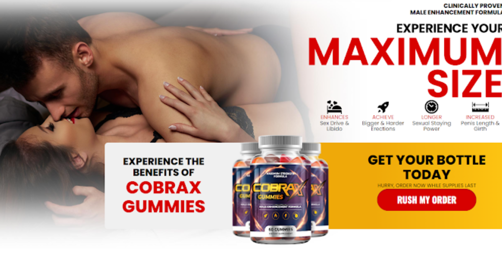 CobraX Male Enhancement Gummies Reviews Our sexual health