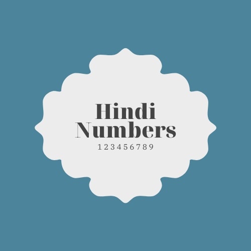 Numbers Hindi