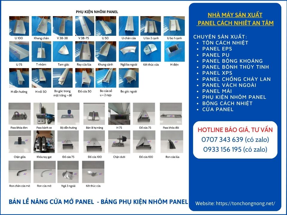Mua Bản Lề Nâng Cửa Mở Panel | Giá Tại Nhà Máy Sản Xuất
