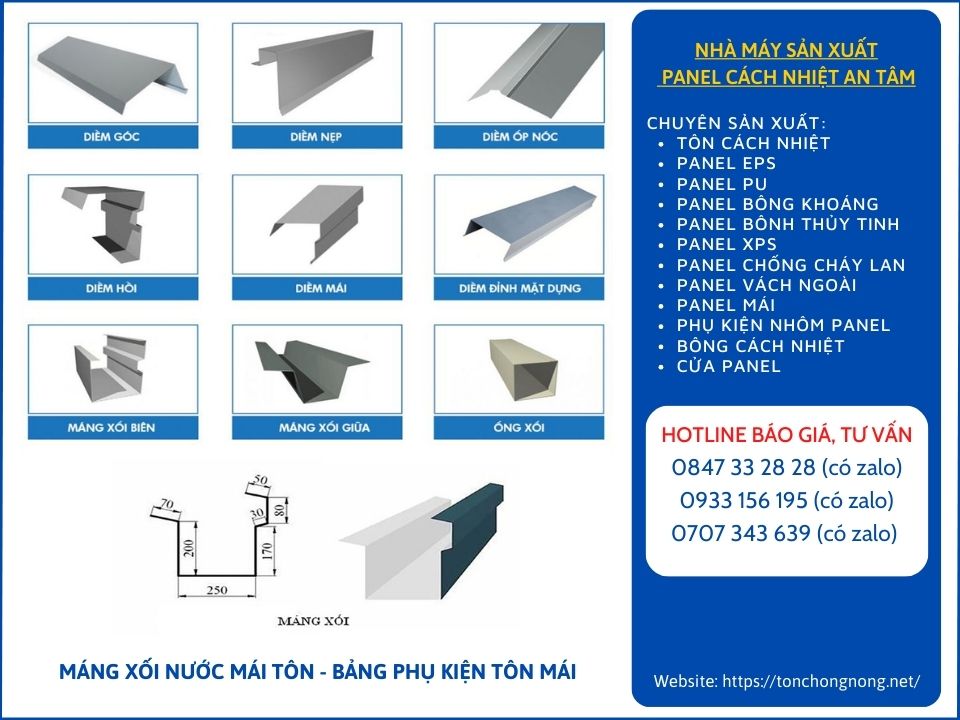 Máng Xối Nước Mái Tôn Giá Rẻ | Vận Chuyển Tận Nơi