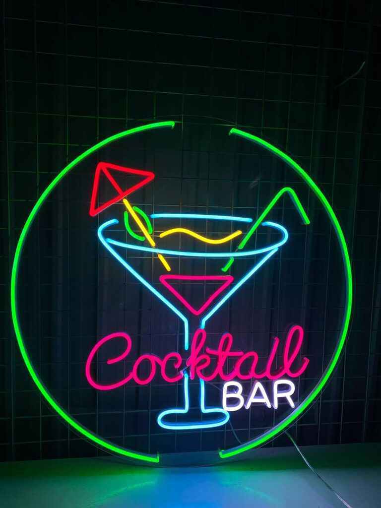 Neon Bar Signs Bright and Durable Free Delivery - HandmadeT