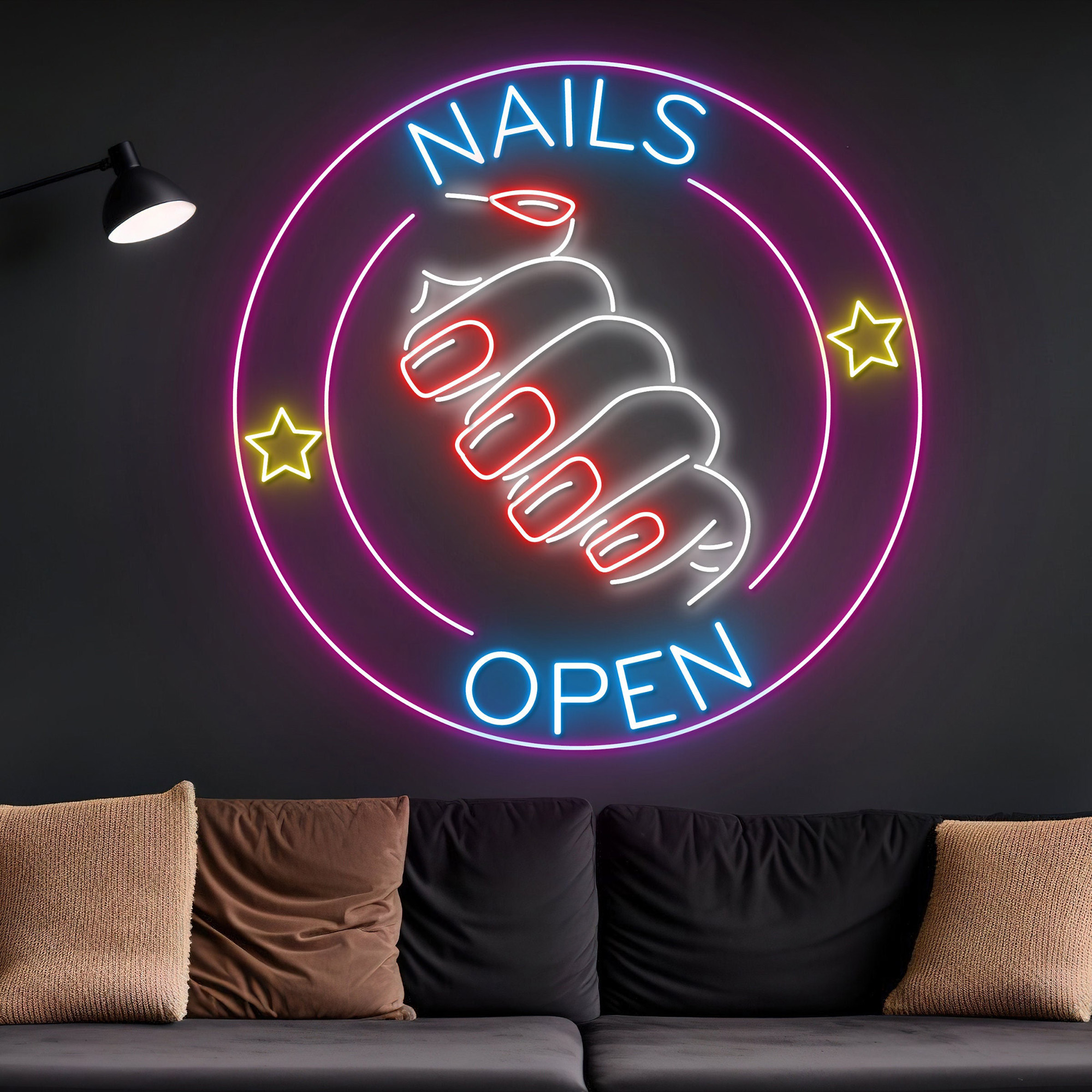 Nail Salon Neon Signs - HandmadeT Neon Sign