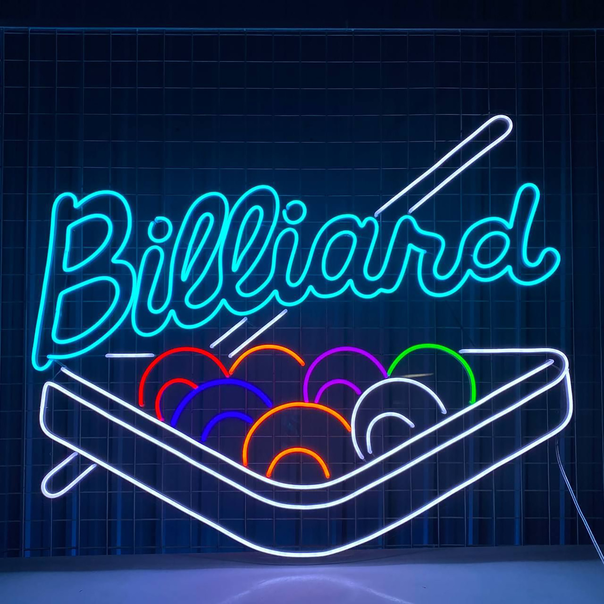 Billiards neon sign classic style, cheapest price in the US