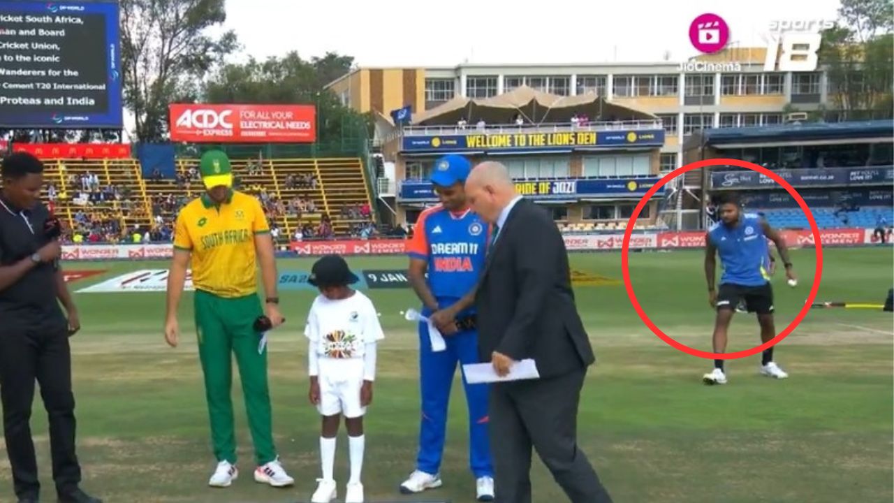 Watch: Hardik Pandya's hilarious reaction to Suryakumar Yadav finally winning toss vs SA