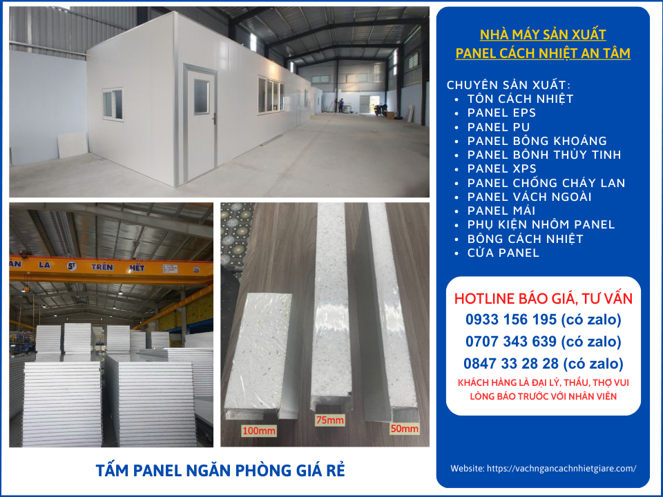 Tấm Panel Ngăn Phòng Giá Rẻ | Vận Chuyển Tận Nơi