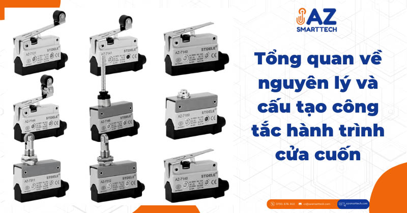 Tìm hiểu cấu tạo công tắc cửa cuốn và nguyên lý hoạt động