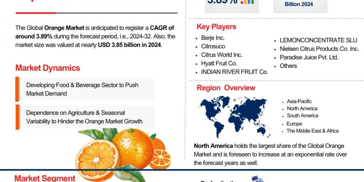 Orange Market Analysis: Key Drivers, Challenges & Growth Trends 2024-2032– The Report Cube