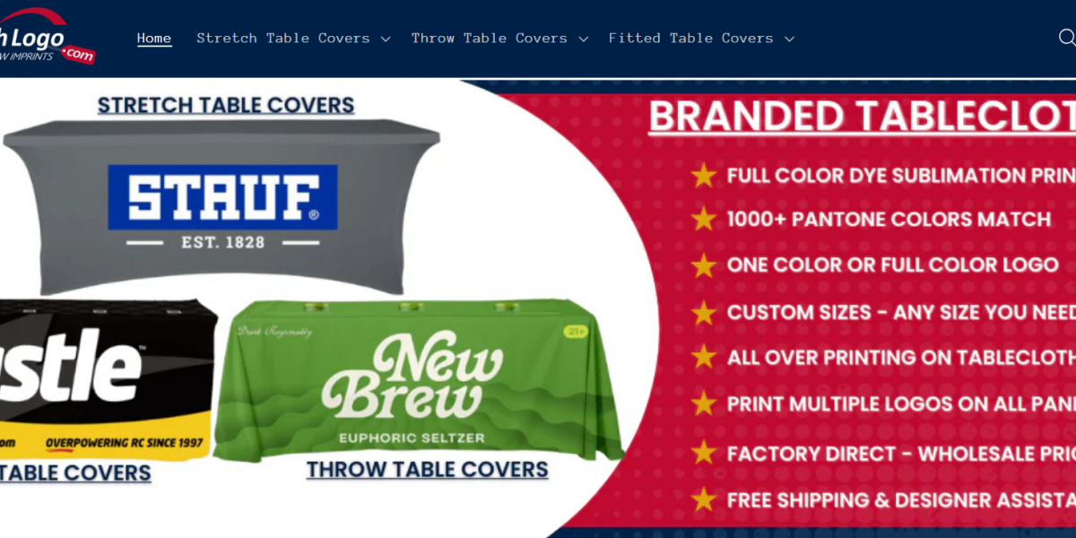 Your Branding with Custom Logo Tablecloths