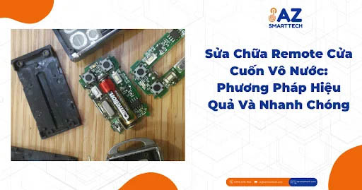 Remote cửa cuốn bị vô nước và cách xử lý nhanh nhất