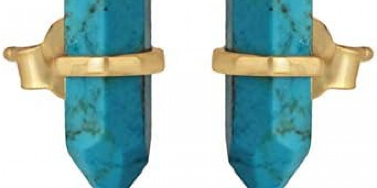 Terminated Pencil Double Pointed Gemstone Stud Earrings: A Unique Fashion Statement