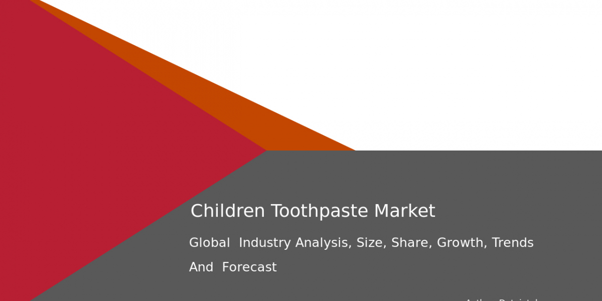 Children Toothpaste Market Trends: Industry Share & Demand Forecast 2032
