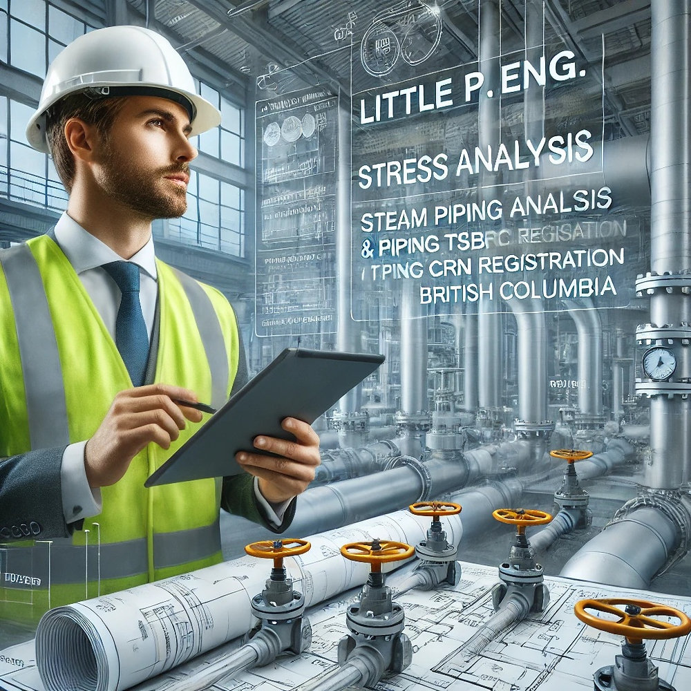 Little P.Eng.: Your Trusted Engineering Consultant for Steam Piping Stress Analysis and TSBC CRN Registration Services in British Columbia