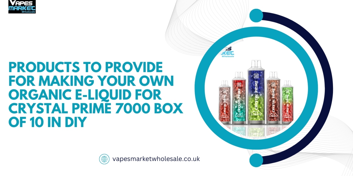 Products to Provide for Making Your Own Organic E-Liquid for Crystal Prime 7000 Box of 10 in DIY