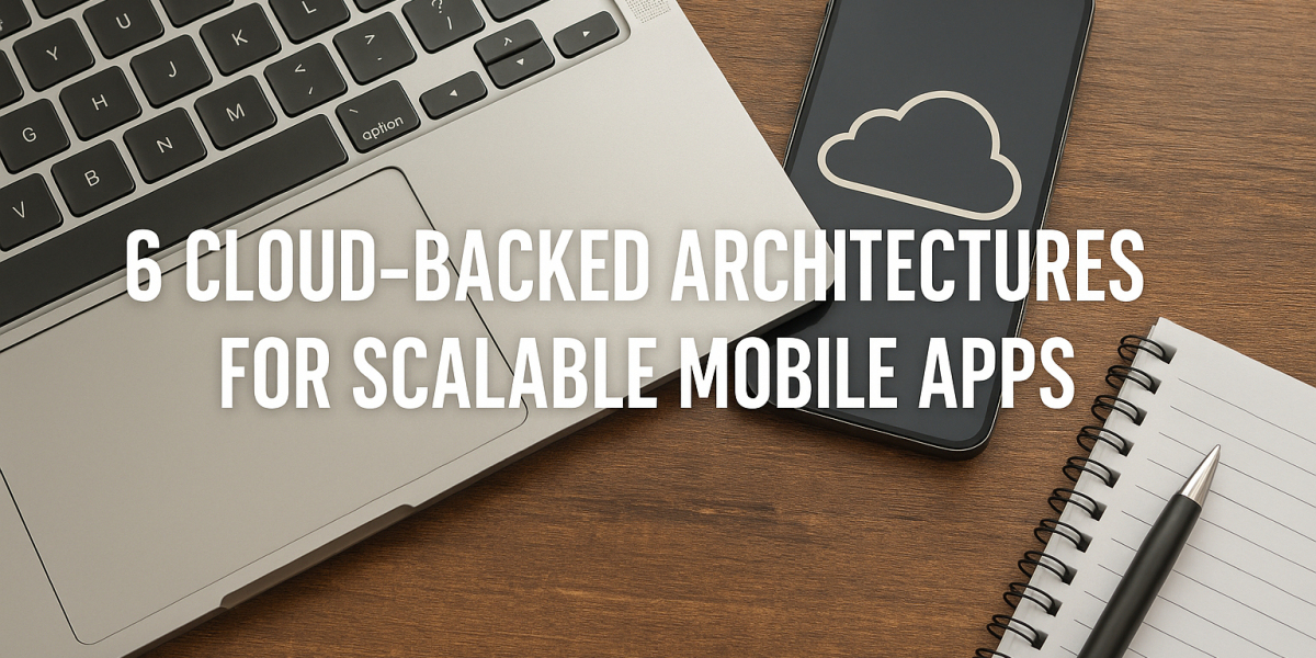 6 Cloud-Backed Architectures for Scalable Mobile Apps