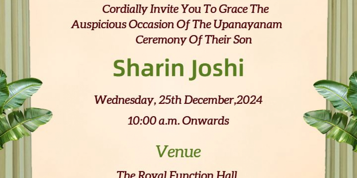 Customizable Thread Ceremony Invite Template