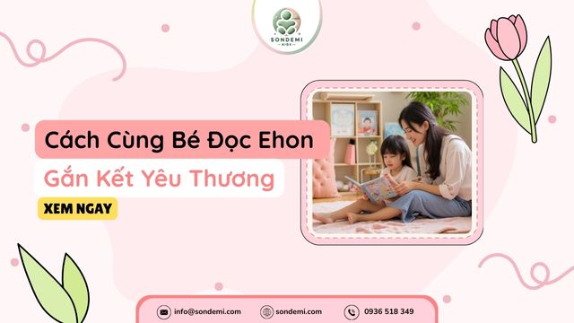 Cách cùng bé đọc Ehon - Gắn kết yêu thương từ trang sách