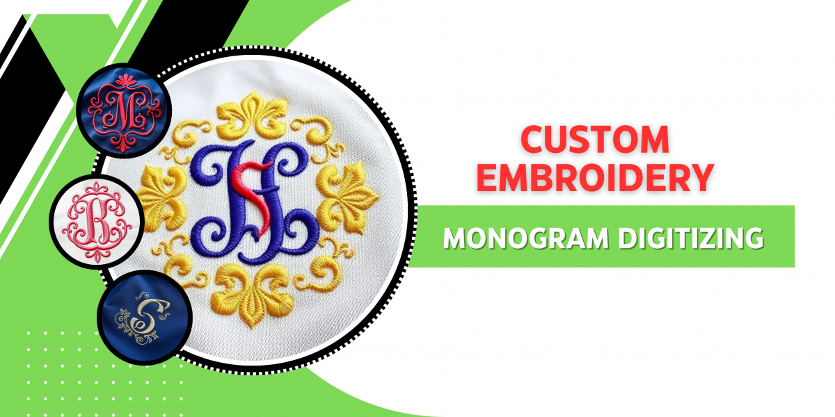 Monogram Machine Embroidery Designs For Custom Apparel