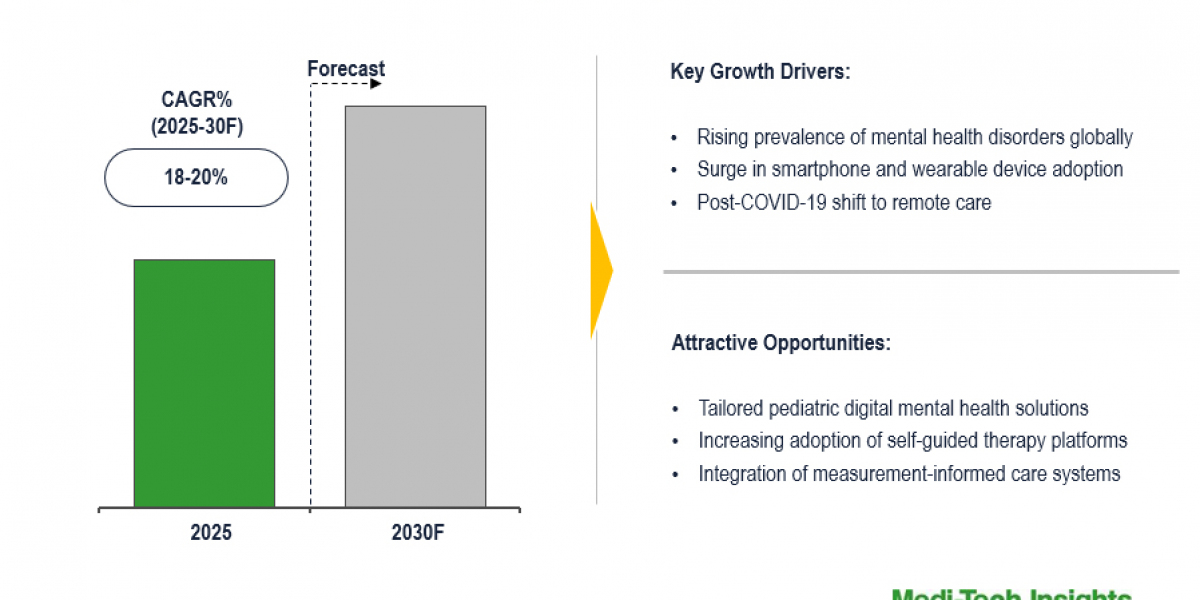 Global Digital Mental Health Market to post 18–20% CAGR led by real-time support tools by 2030