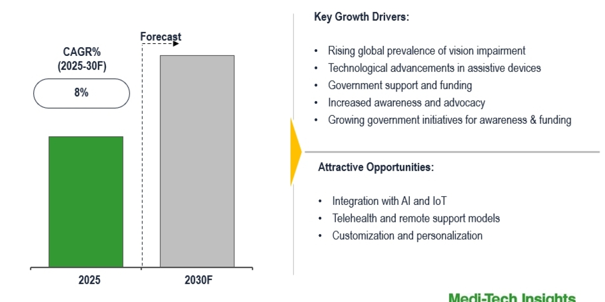 Global Vision Impairment Devices Market to witness 8% CAGR growth on rising eye care 2030