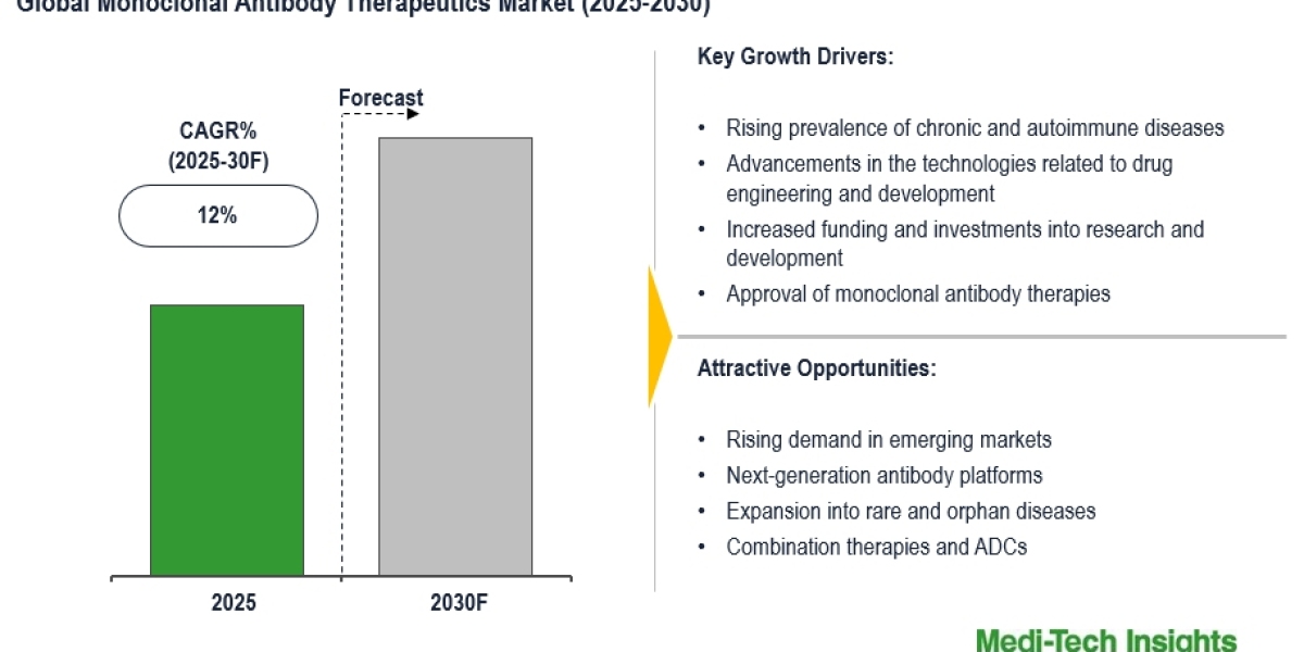 Global Monoclonal Antibody Therapeutics Market Expected to Witness 12% CAGR Boost Throughout 2030
