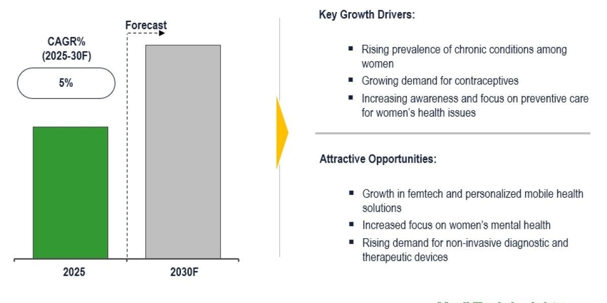 Global Women’s Health Market to Achieve 4-5% CAGR With Rising Government Policy Support 2030