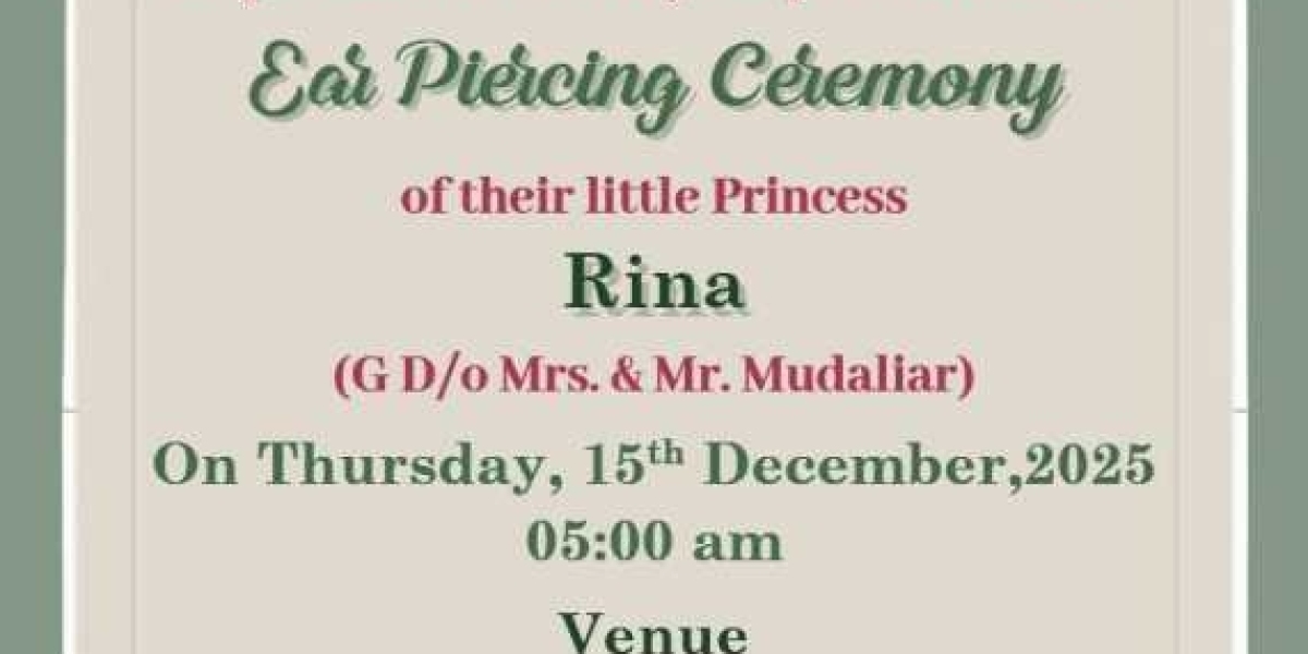 Celebrate Tradition with Unique Ear Piercing Ceremony Templates