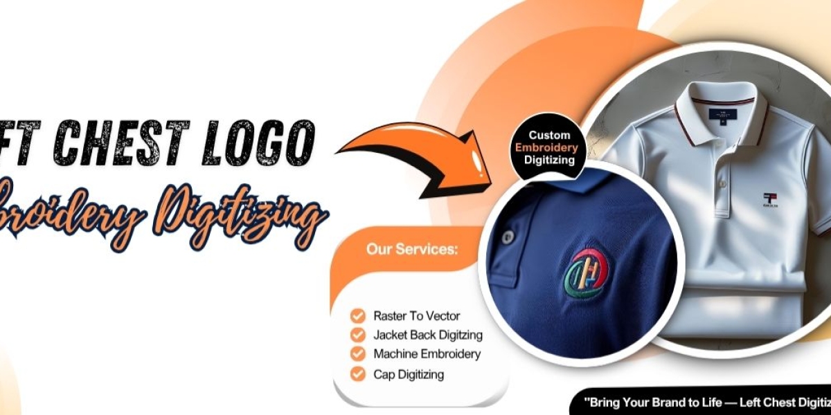 Perfect Your Branding with Professional Left Chest Logo Digitizing Services