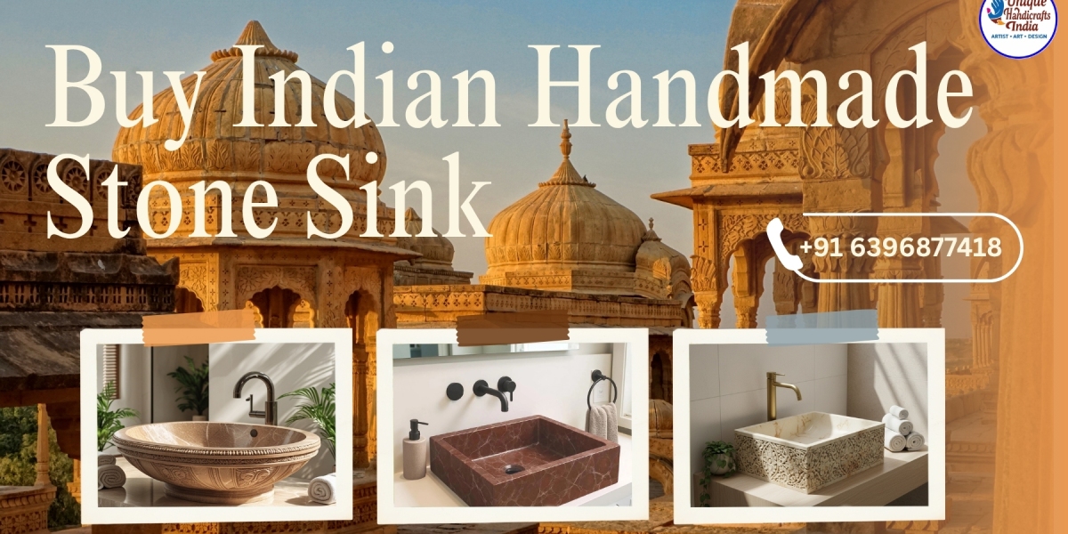 Buy Indian Handmade Stone Sink: Experience the Beauty of Indian Craftsmanship